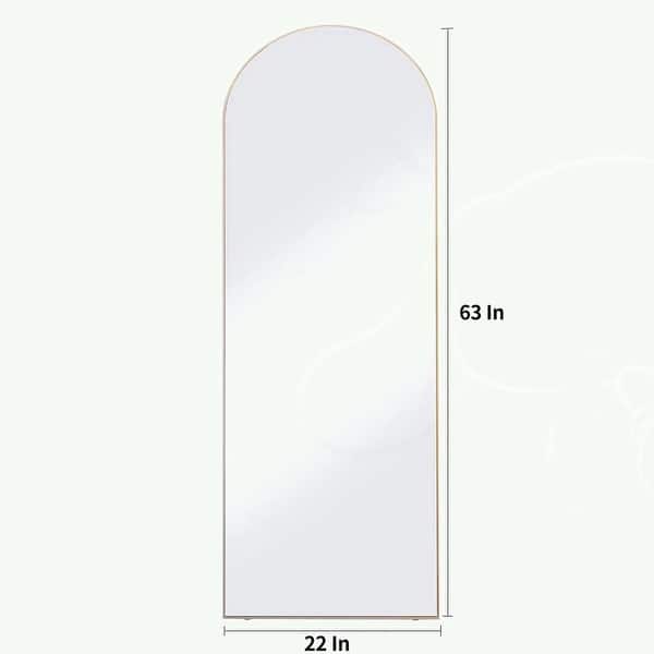 63" x 20" Arched Free Standing Body Mirror Bed Bath & Beyond 37262055